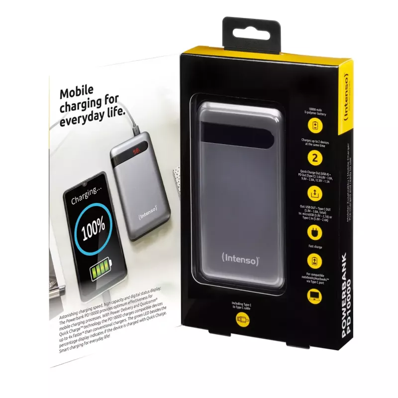 Kaasaskantav aku Intenso PD10000 10000 mAh