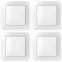 Bosch Smart Home seinlülitite komplekt 4 tk, nutitajuritele, valge