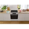 Gorenje GEC6C40WD vabaltseisev pliit Elektriline Keraamiline pliidiplaat Must, Valge