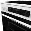 Gorenje GEC6C40WD vabaltseisev pliit Elektriline Keraamiline pliidiplaat Must, Valge