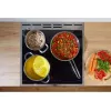 Gorenje GEC6C40WD vabaltseisev pliit Elektriline Keraamiline pliidiplaat Must, Valge