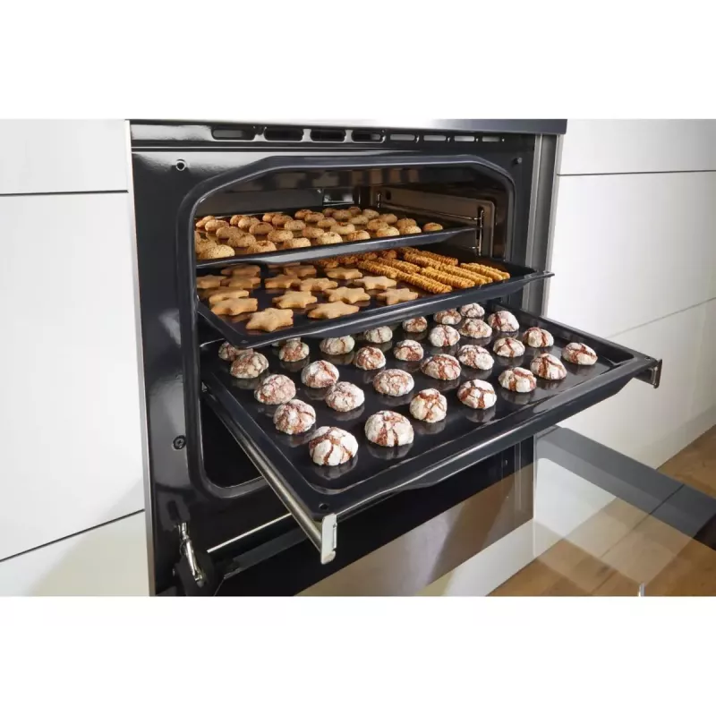 Gorenje GEC6C40WD vabaltseisev pliit Elektriline Keraamiline pliidiplaat Must, Valge