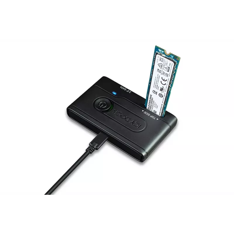 ICY BOX Ez-adapter - 2,5 inch ja M.2 SATA kõvaketta/SSD-USB 3.2 Gen 1 adapter