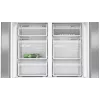 Siemens iQ300 KF96NVPEA külmik-sügavkülmik vabaltseisev 605 L Hõbedane