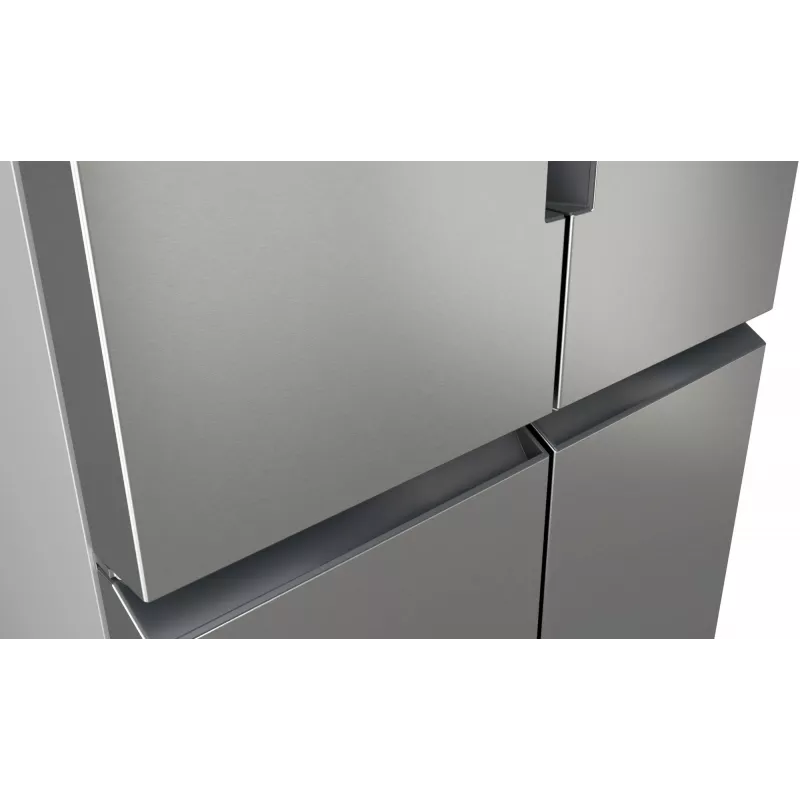 Siemens iQ300 KF96NVPEA külmik-sügavkülmik vabaltseisev 605 L Hõbedane