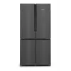 Siemens iQ500 KF96NAXEA side-by-side külmik eraldiseisev 605 L must, roostevaba teras