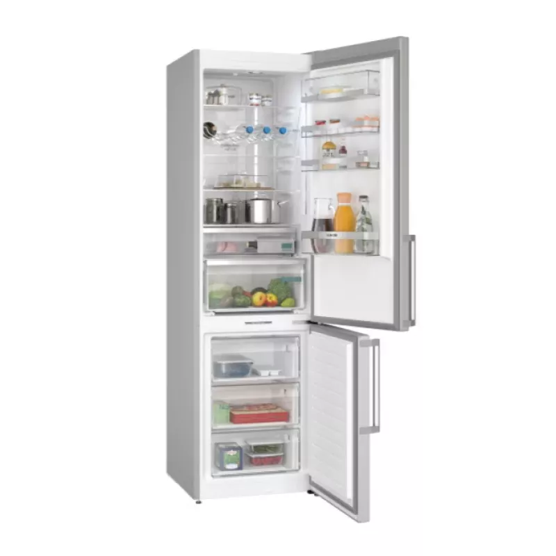 Siemens iQ500 KG39NAIBT külmik-sügavkülmik Eraldiseisev 363 L Roostevaba teras