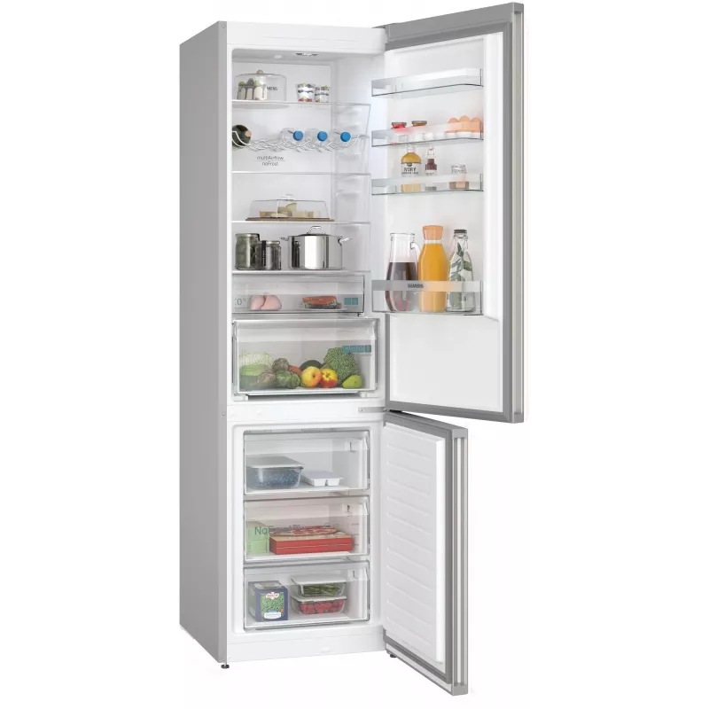 Siemens iQ300 KG39NXICF külmik-sügavkülmik eraldiseisev 363 L roostevaba teras