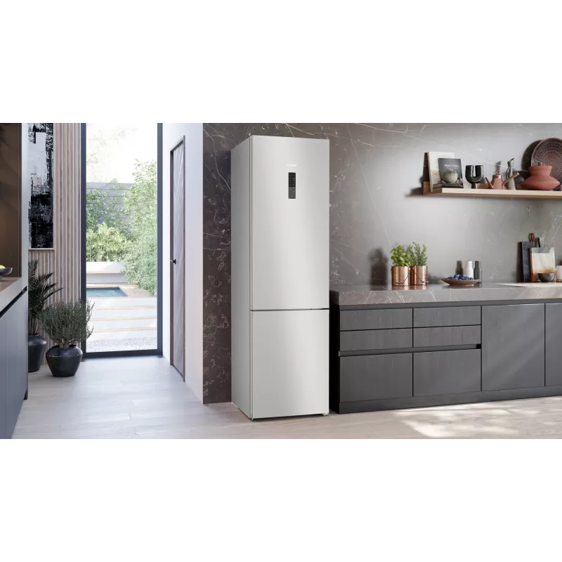 Siemens iQ300 KG39NXICF külmik-sügavkülmik eraldiseisev 363 L roostevaba teras