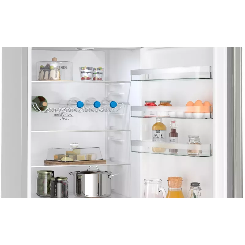 Siemens iQ300 KG39NXICF külmik-sügavkülmik eraldiseisev 363 L roostevaba teras