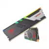 DIMM 64 GB DDR5-5600 (2x 32 GB) Dual-Kit, Arbeitsspeicher schwarz, PVVR564G560C40K, Viper Venom RGB, INTEL XMP
