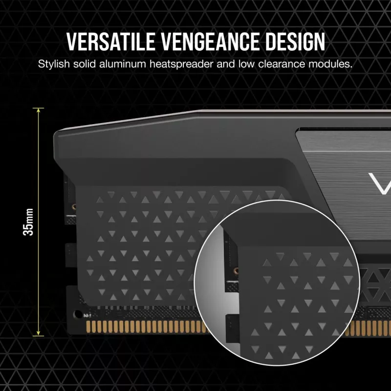 CORSAIR Memory 32GB (2x16gb) DDR5 Dram 6000mt/s CL38 Memory Kit Vengeance Must