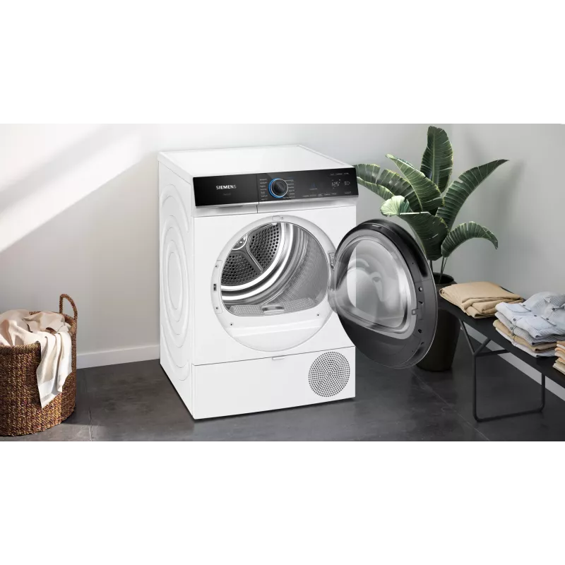 Siemens iQ700 WQ45B2B40 pesukuivatusrest Vabaltseisev Eestlaaditav 9 kg Valge