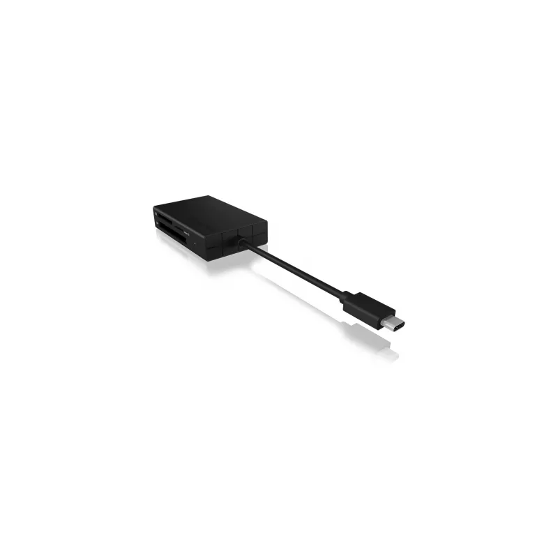 ICY BOX IB-CR401-C3 kaardilugeja USB 3.2 Gen 1 (3.1 Gen 1) USB-C Must
