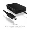 ICY BOX IB-CR401-C3 kaardilugeja USB 3.2 Gen 1 (3.1 Gen 1) USB-C Must
