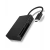 ICY BOX IB-CR401-C3 kaardilugeja USB 3.2 Gen 1 (3.1 Gen 1) USB-C Must