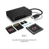 ICY BOX IB-CR401-C3 kaardilugeja USB 3.2 Gen 1 (3.1 Gen 1) USB-C Must