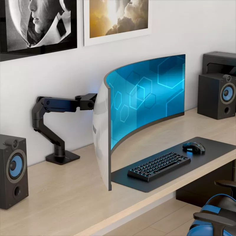 ERGOTRON HX lauamonitori käsi VHD pöördega – mattmust