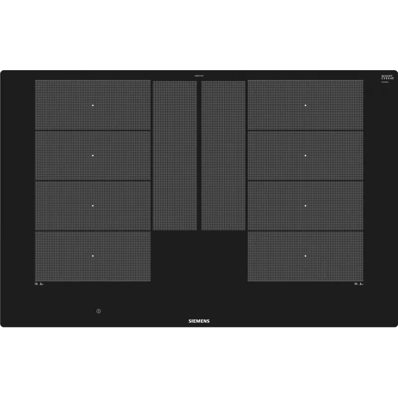 Siemens EX801LYC1E pliit Must Sisseehitatud Tsoon-induktsioonpliit 4 tsooni