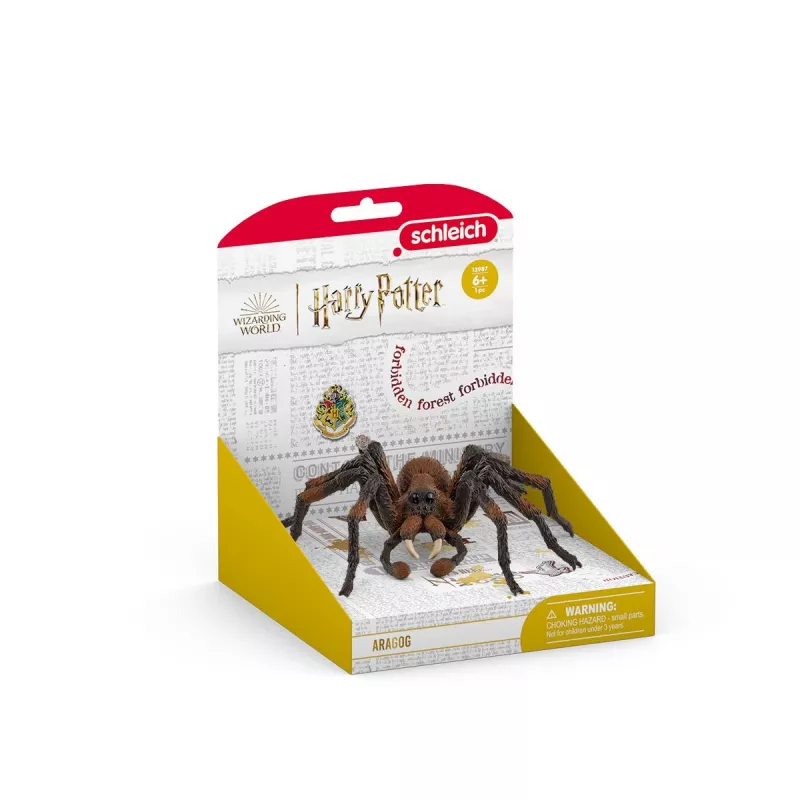 schleich Harry Potter Aragog, 6 eluaastat, Maagilised olendid, Must, Pruun, Valge, Plastik