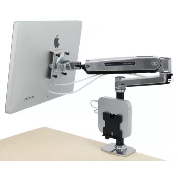 ERGOTRON Lx Hd istuva-seisva lauakinnitusega LCD-hoidik (poleeritud alumiinium)