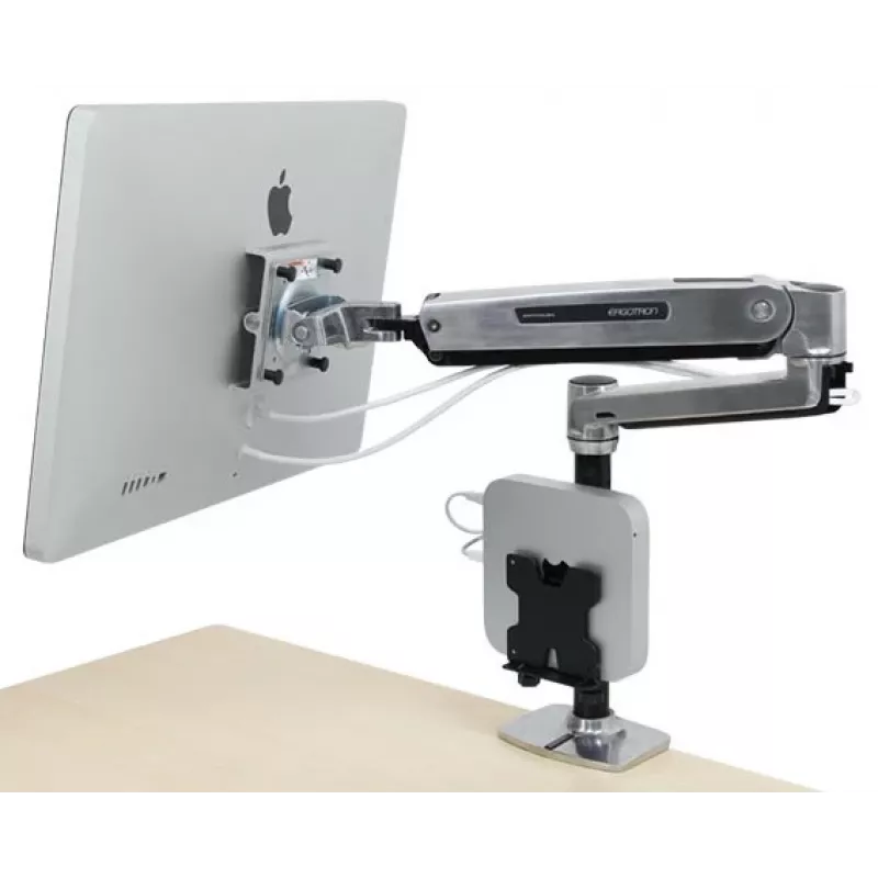 ERGOTRON Lx Hd istuva-seisva lauakinnitusega LCD-hoidik (poleeritud alumiinium)