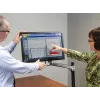 ERGOTRON Lx Hd istuva-seisva lauakinnitusega LCD-hoidik (poleeritud alumiinium)