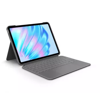 LOGITECH Combo Touch iPad Air 11-tolline 5. põlvkond Oxford hall Qwertz Deutsch