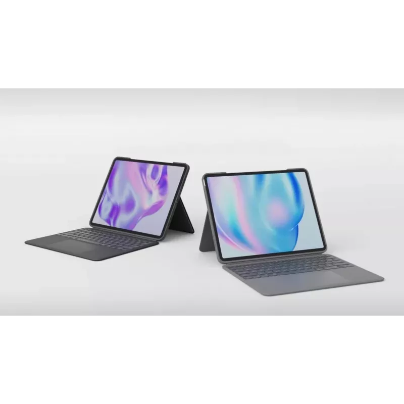 LOGITECH Combo Touch iPad Air 11-tolline 5. põlvkond Oxford hall Qwertz Deutsch