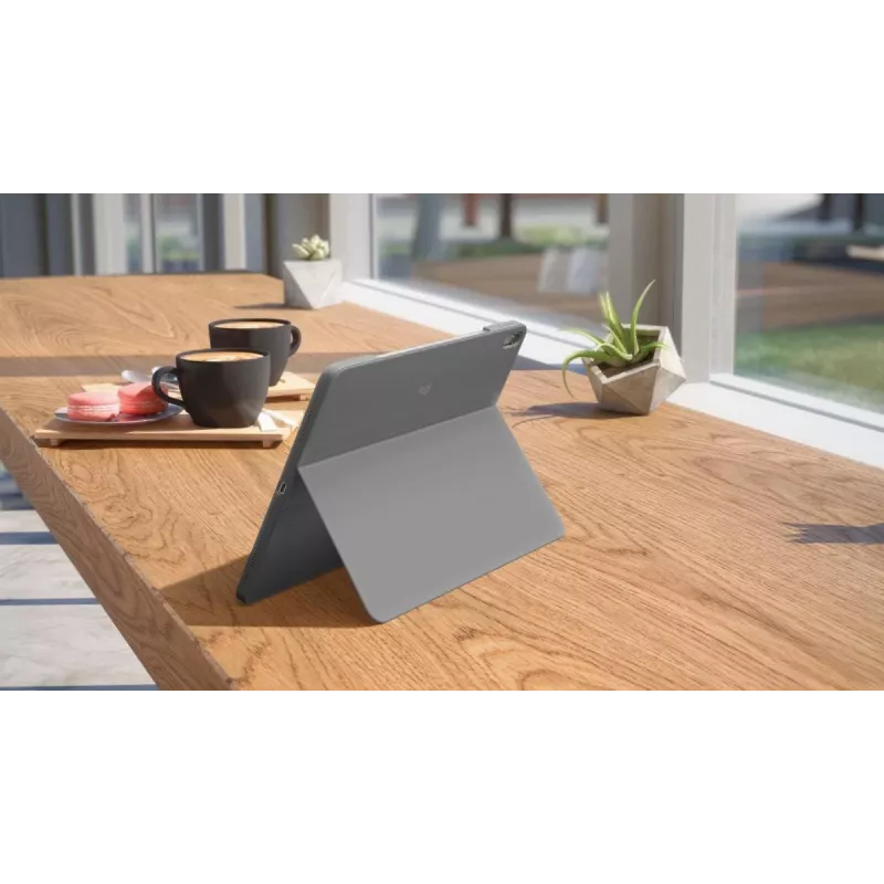 LOGITECH Combo Touch iPad Air 11-tolline 5. põlvkond Oxford hall Qwertz Deutsch
