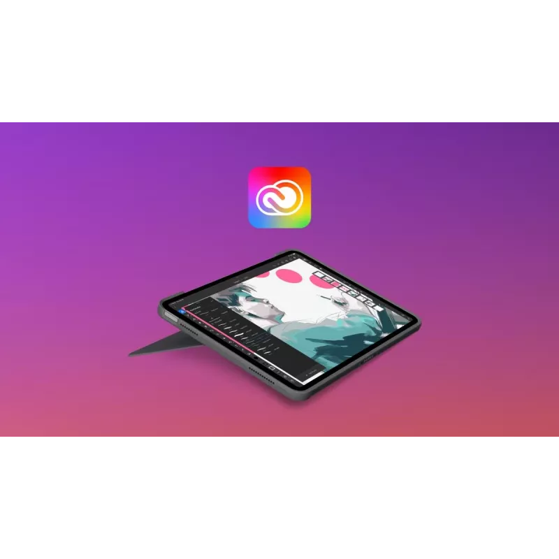 LOGITECH Combo Touch iPad Air 11-tolline 5. põlvkond Oxford hall Qwertz Deutsch