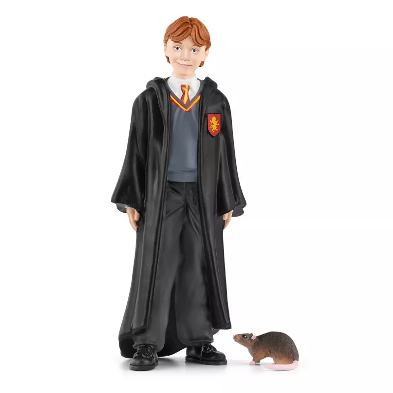 schleich Ron Weasley & Scabbers, 6 a., Harry Potter™, Mitmevärviline, Plast