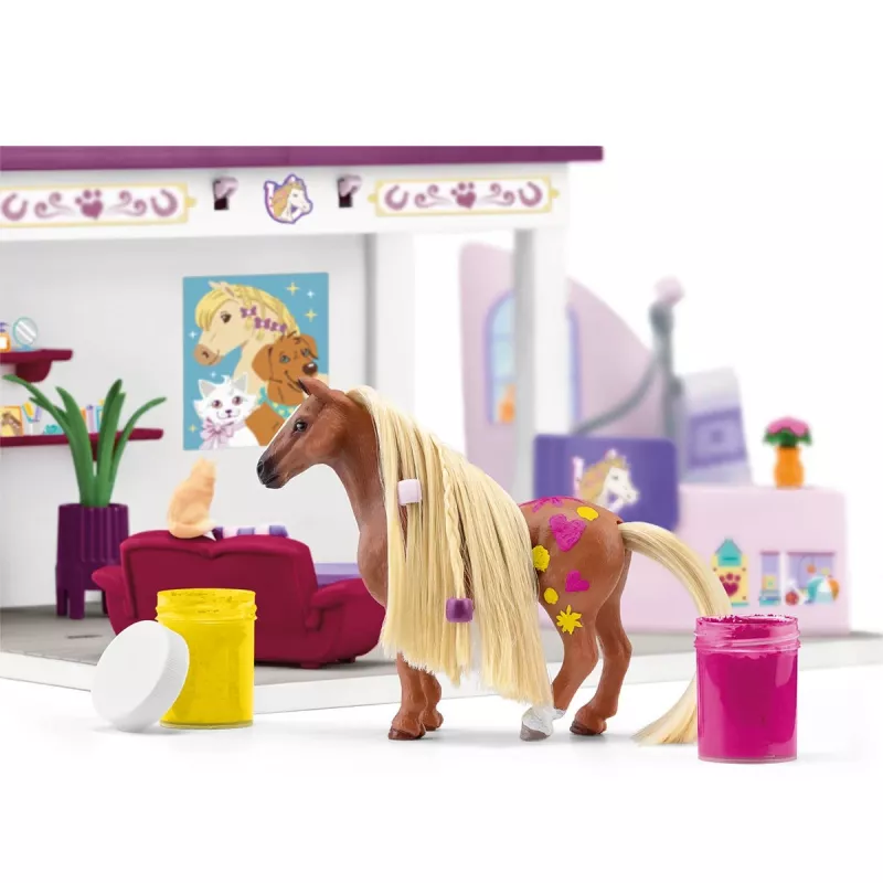 schleich HORSE CLUB Sofia’s Beauties Pet Salon, Salon & spa, Pet Salon, 3 a, Mitmevärviline, Plastik