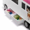 schleich HORSE CLUB Hobuste Transporter, Hooned, Telkimine, Hobusetall, Hobused, Ratsavõistlus, 5 a, Mitmevärviline, Plastik