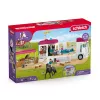 schleich HORSE CLUB Hobuste Transporter, Hooned, Telkimine, Hobusetall, Hobused, Ratsavõistlus, 5 a, Mitmevärviline, Plastik
