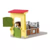 schleich FARM WORLD Poniboks Islandi poni täkuga, talu, hooned, taluloomad/talumänguasjad, hobusetall, hobused, 3 a, mitmevärviline