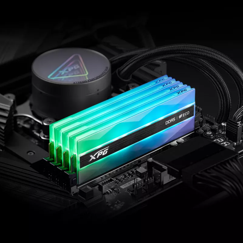 ADATA DIMM 16 GB DDR5-6400 (1x 16 GB) (silber - AX5U6400C3216G-CLANRSG - Lancer Neon RGB - INTEL XMP - AMD EXPO) - 16 GB - DDR5