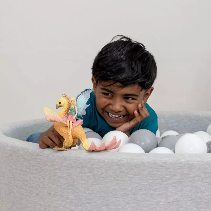 schleich BAYALA Fööniks, 5 a, Ükssarvik / Pegasus, Ükssarvikud ja haldjad, Kollane, Plast