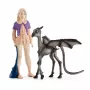 schleich Luna Lovegood ja beebi Thestral, 6 a, Harry Potter™, mitmevärviline, plastist