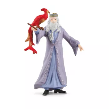 schleich Albus Dumbledore & Fawkes, 6 a, Harry Potter™, mitmevärviline, plastik