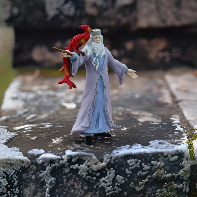 schleich Albus Dumbledore & Fawkes, 6 a, Harry Potter™, mitmevärviline, plastik
