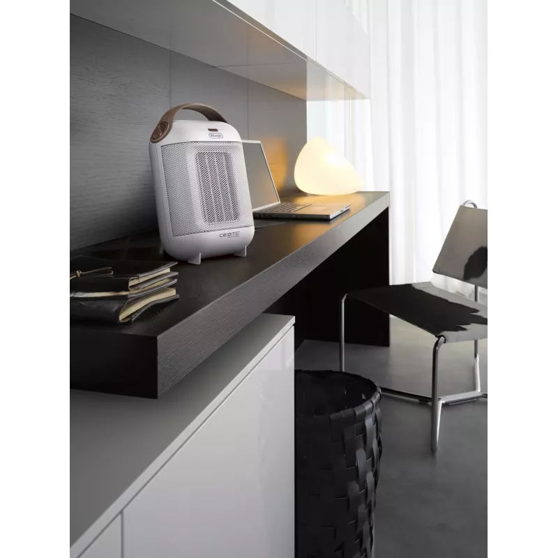 De’Longhi kapsel HFX30C18.IW siseruumides pruun, valge 1800 W ventilaatoriga elektrikeris