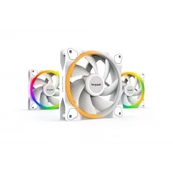 be quiet Light Wings Valge | 120mm PWM Triple Pack Arvutikorpuse ventilaator 12 cm 3 tk