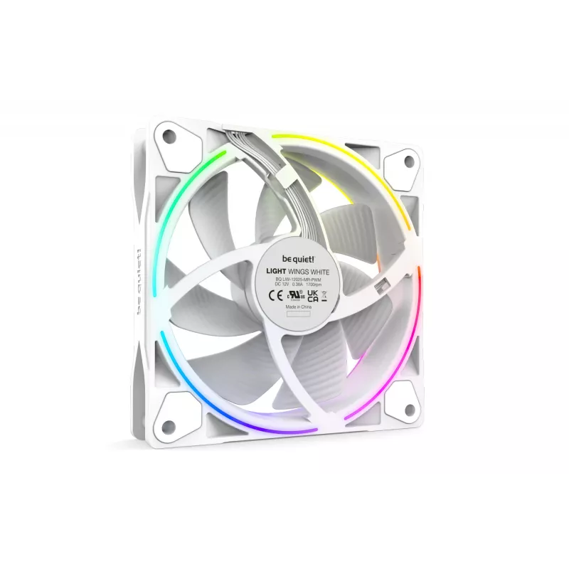 be quiet Light Wings Valge | 120mm PWM Triple Pack Arvutikorpuse ventilaator 12 cm 3 tk