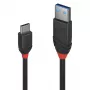 Lindy 1,5 m USB 3.2 Type A to C kaabel, 10 Gbit/s, Must Line, 1,5 m, USB A, USB C, USB 3.2 Gen 1 (3.1 Gen 1), 10 Gbit/s, Must