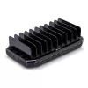 Lindy 96W 10-pordiline USB-laadimisjaam, eraldiseisev, plastik, must, kontakt, Ühildub kõigi USB Type A seadmetega, toide