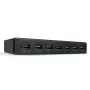 Lindy 7 pordiga USB 3.0 jaotur, USB 3.2 Gen 1 (3.1 Gen 1) Type-A, USB 3.2 Gen 1 (3.1 Gen 1) Type-A, USB 3.2 Gen 1 (3.1 Gen 1), 5000 Mbit/s, must, plastik