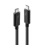 Lindy 1 m Thunderbolt 3 kaabel, passiivne, isane, isane, 1 m, 20 Gbit/s, must, 60 W