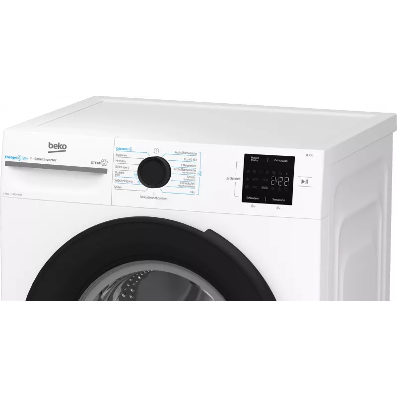 Beko b300 BM3WFU3741X pesumasin eestlaetav 7 kg 1351 RPM valge