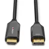 Lindy 2m Active DisplayPort 1.4 to HDMI 8K60 kaabel, 2 m, HDMI Type A (Standard), DisplayPort, Male, Male, sirge